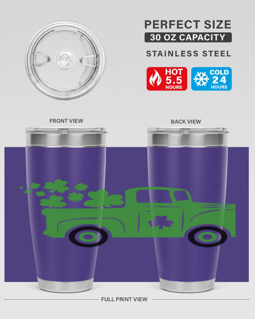 Green Truck Style 97#- St Patricks Day- Tumbler