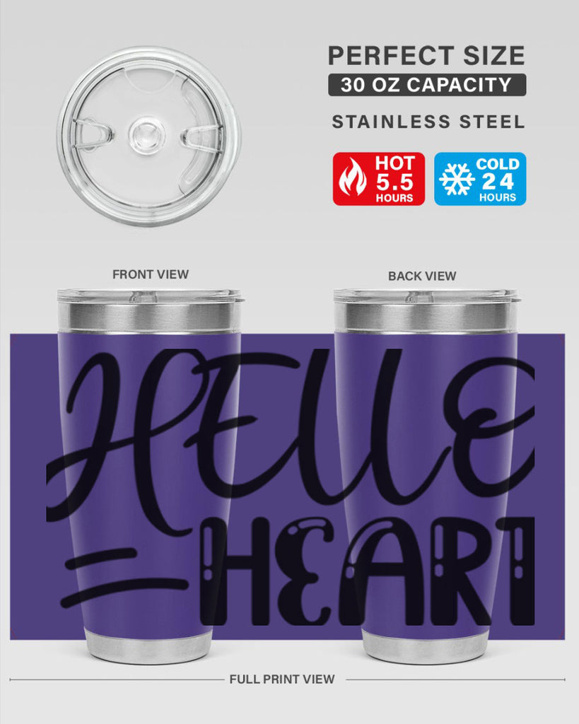 HELLO HEART  220#- spring- Tumbler