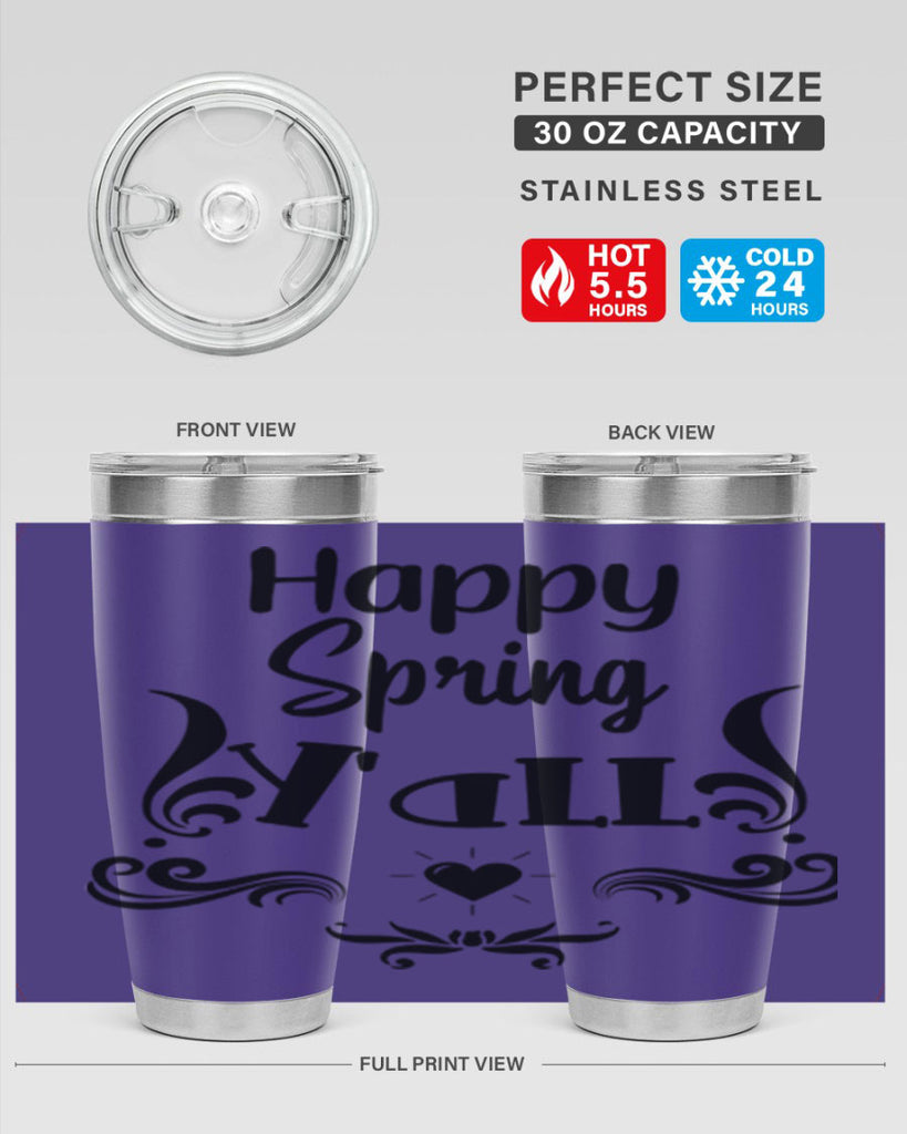 Happy Spring Yall 171#- spring- Tumbler