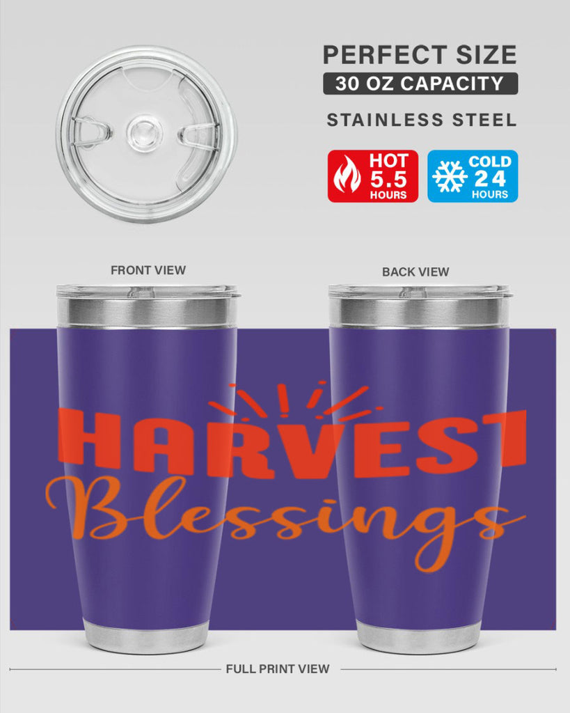Harvest Blessings Design 264#- fall- Tumbler