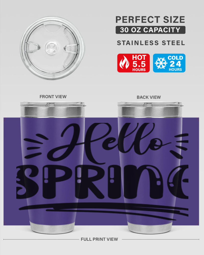 Hello Spring  229#- spring- Tumbler