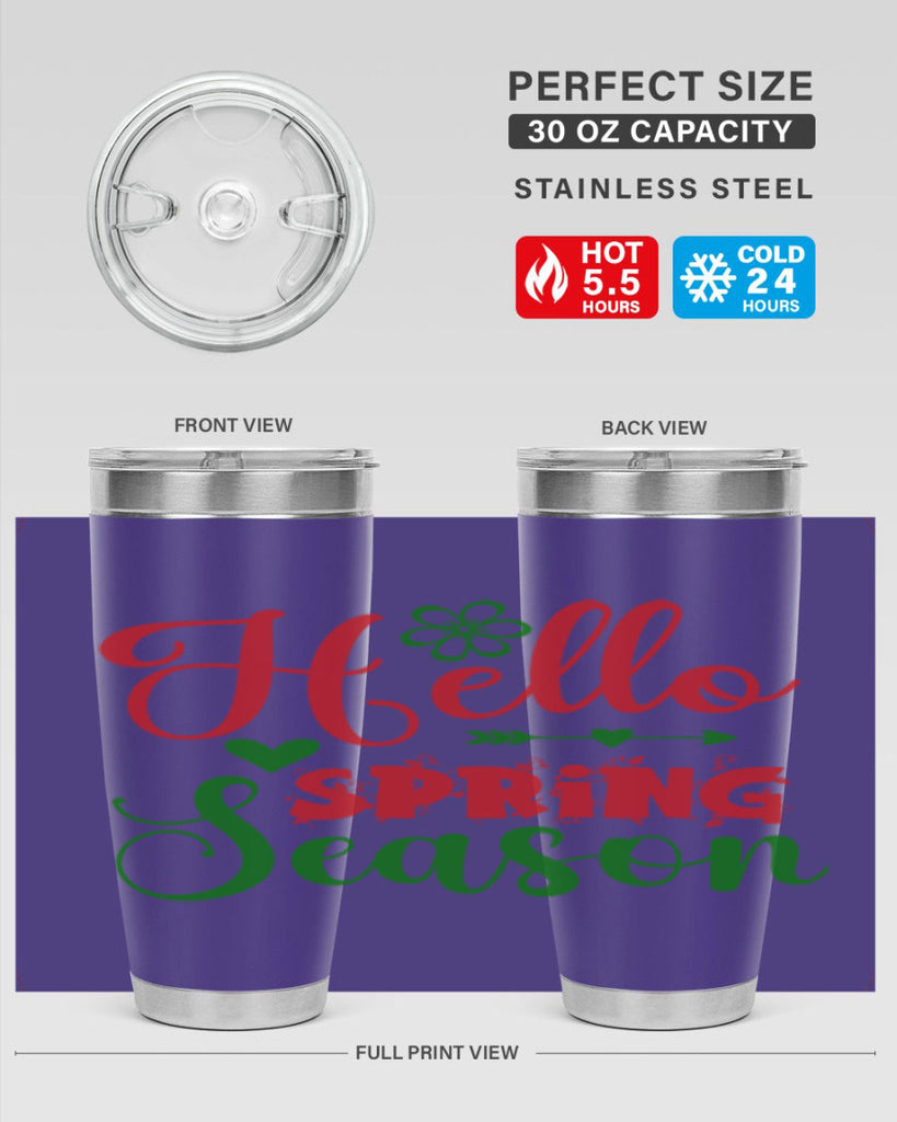 Hello Spring Season 224#- spring- Tumbler