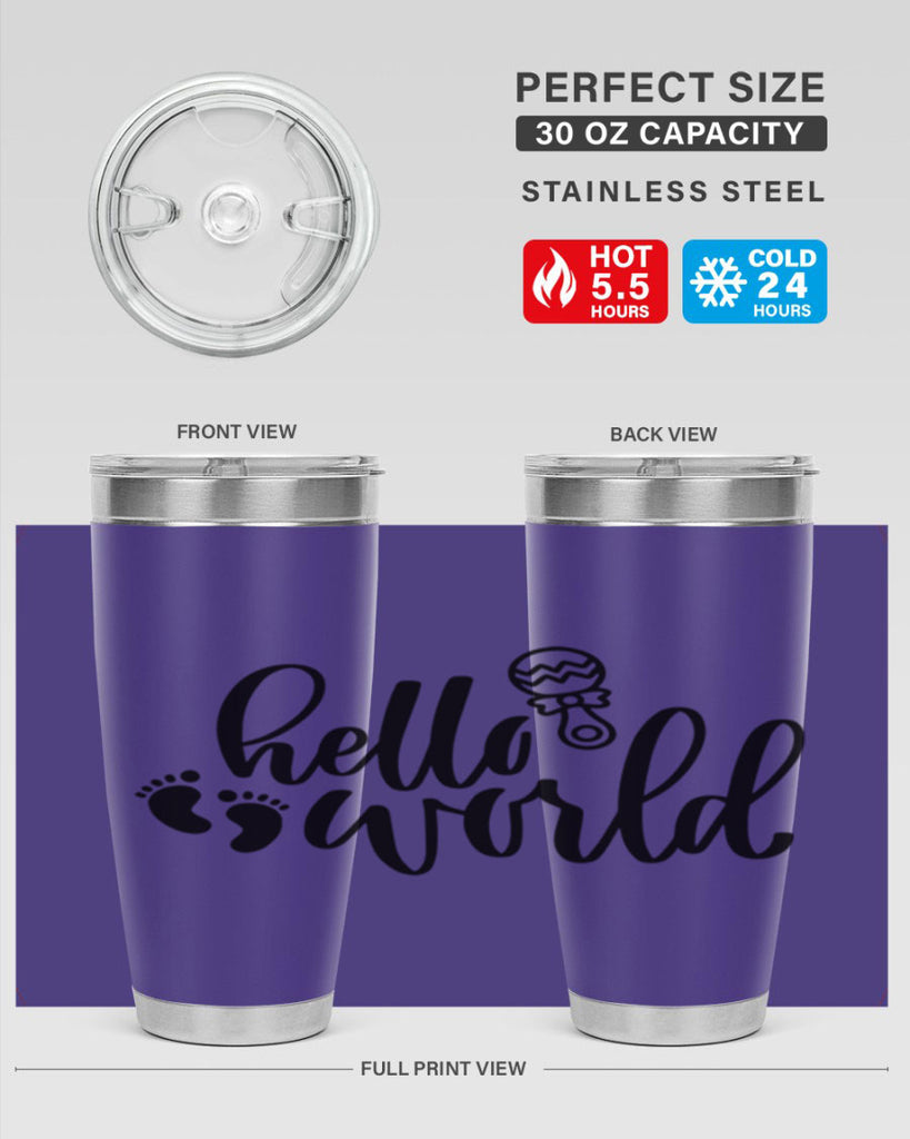 Hello World Style 90#- baby- tumbler