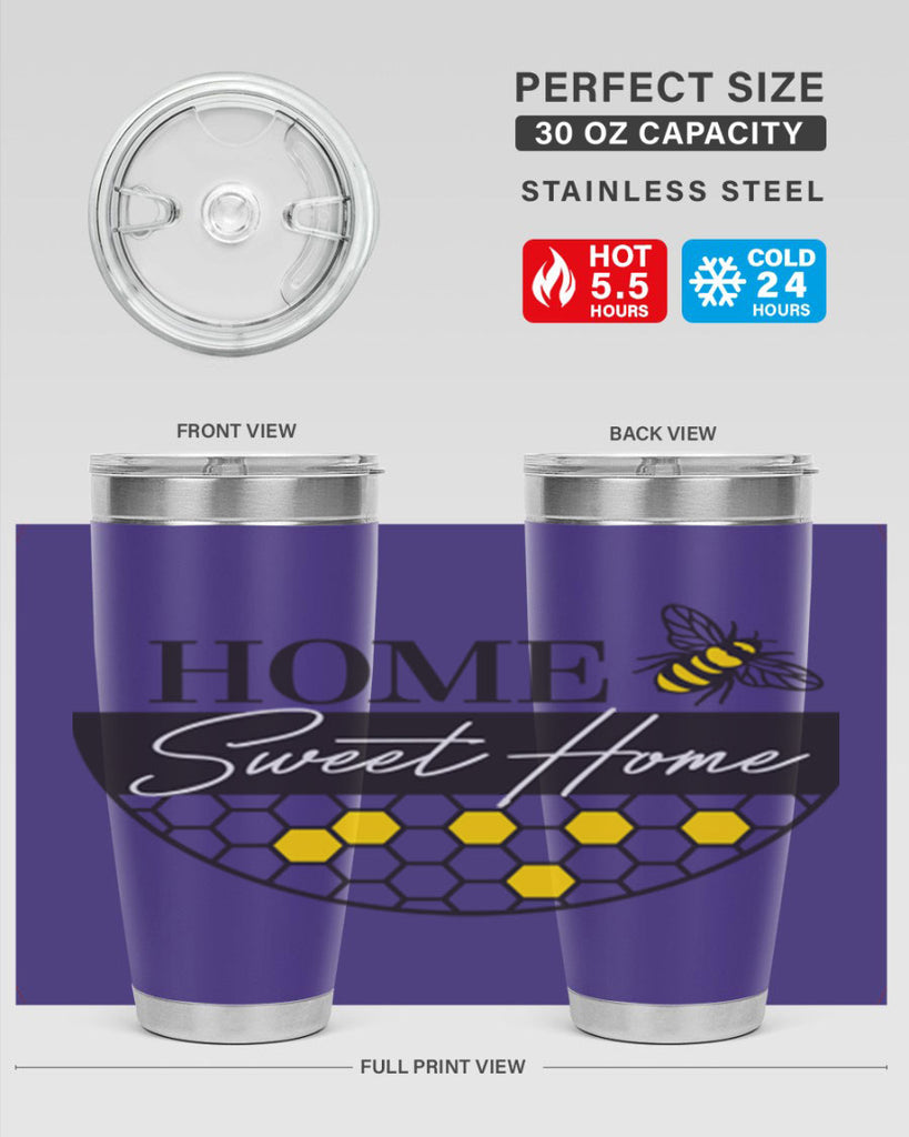 Home Sweet home bee and hive244#- spring- Tumbler