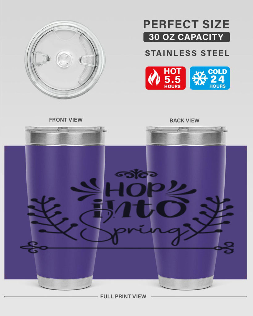 Hop into Spring 248#- spring- Tumbler