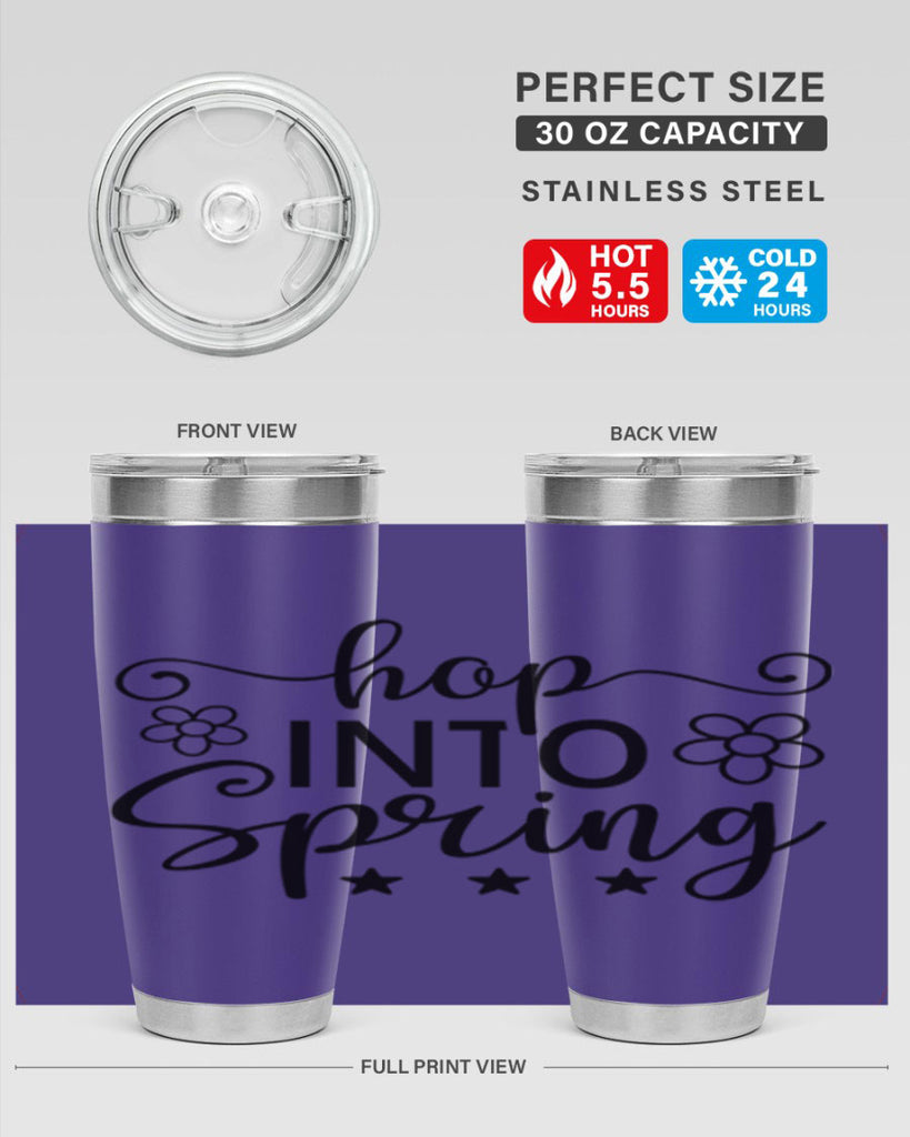 Hop into spring  252#- spring- Tumbler