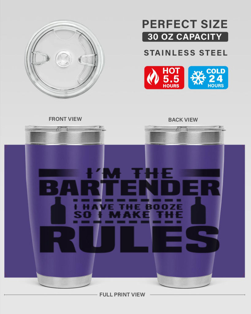 I am the Bartender Style 2#- bartender- tumbler