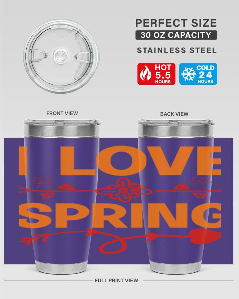 I love spring 271#- spring- Tumbler