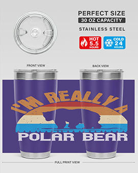 I'm Really A Polar Bear 38#- Bears- Tumbler