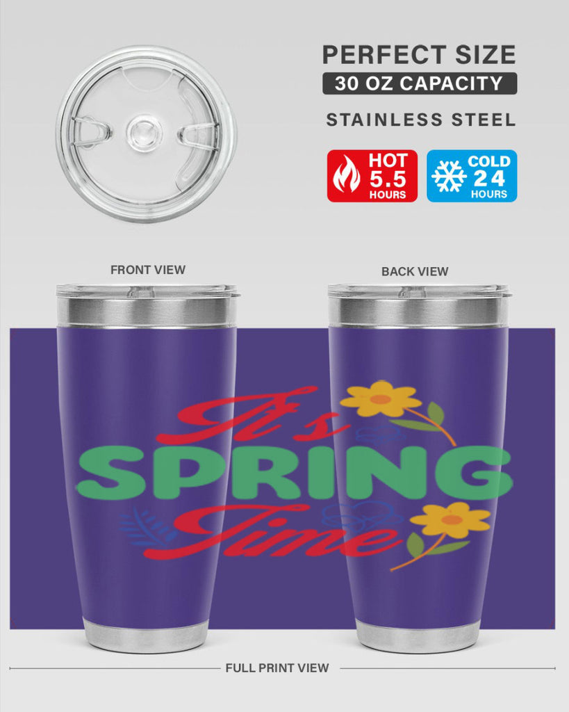 It's Spring Time 277#- spring- Tumbler