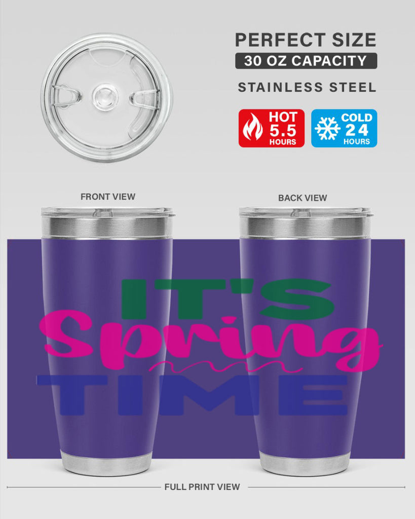 It's Spring Time 278#- spring- Tumbler