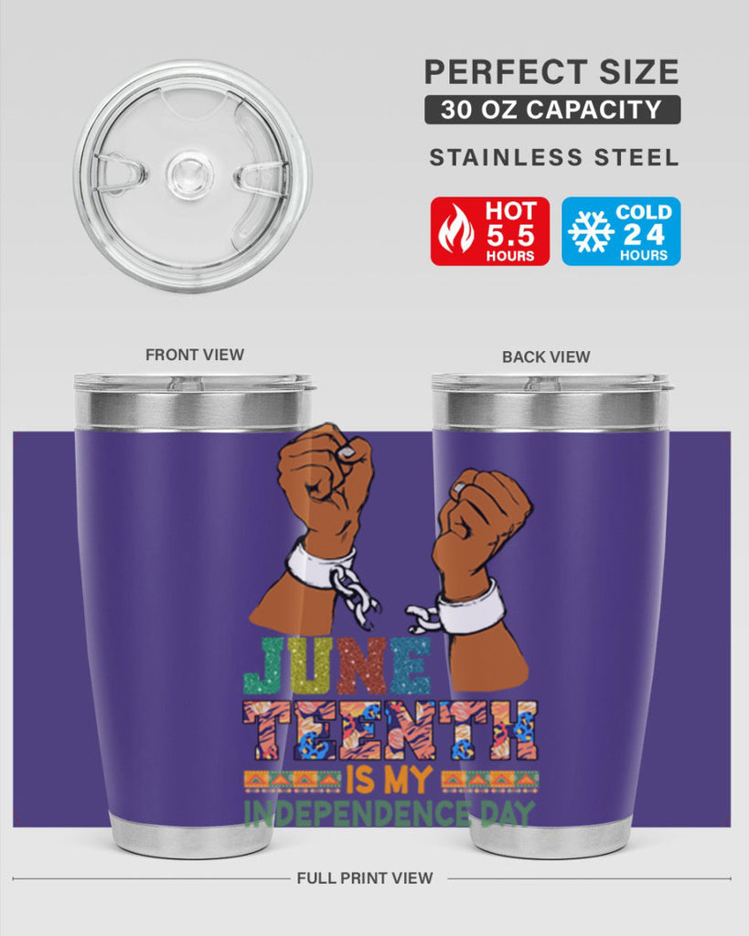Juneteenth Is My Independence Day Png 29#- Juneteenth- tumbler