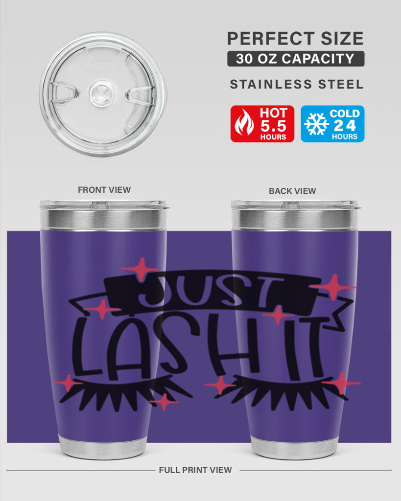 Just Lash It Style 77#- make up- Tumbler