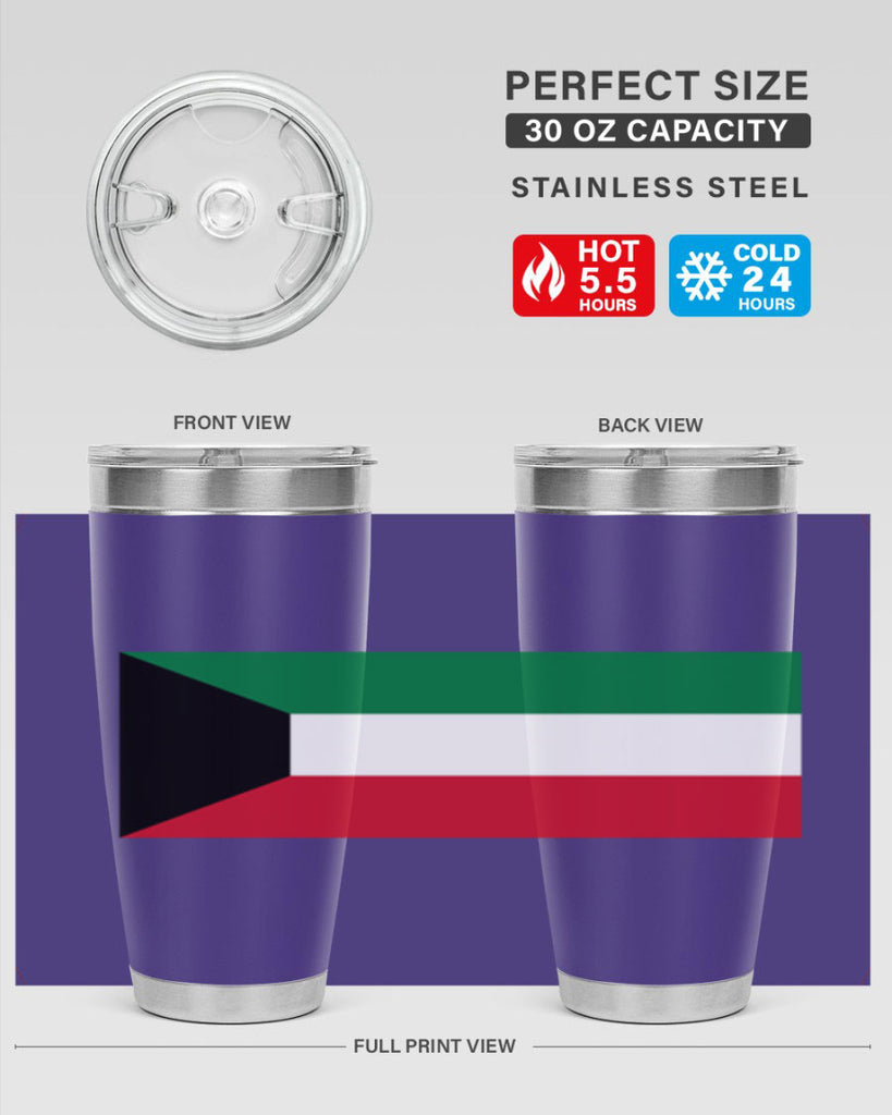 Kuwait 107#- world flags- Tumbler