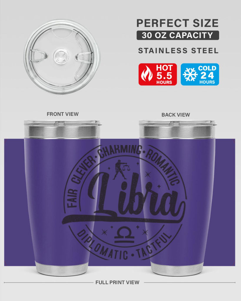 Libra 323#- zodiac- Tumbler