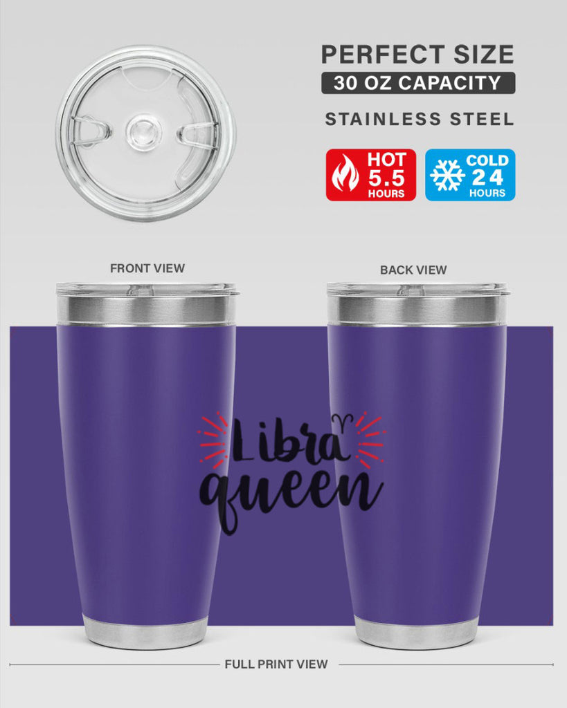Libra queen 319#- zodiac- Tumbler