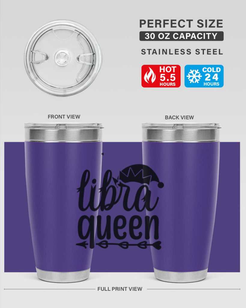 Libra queen 326#- zodiac- Tumbler