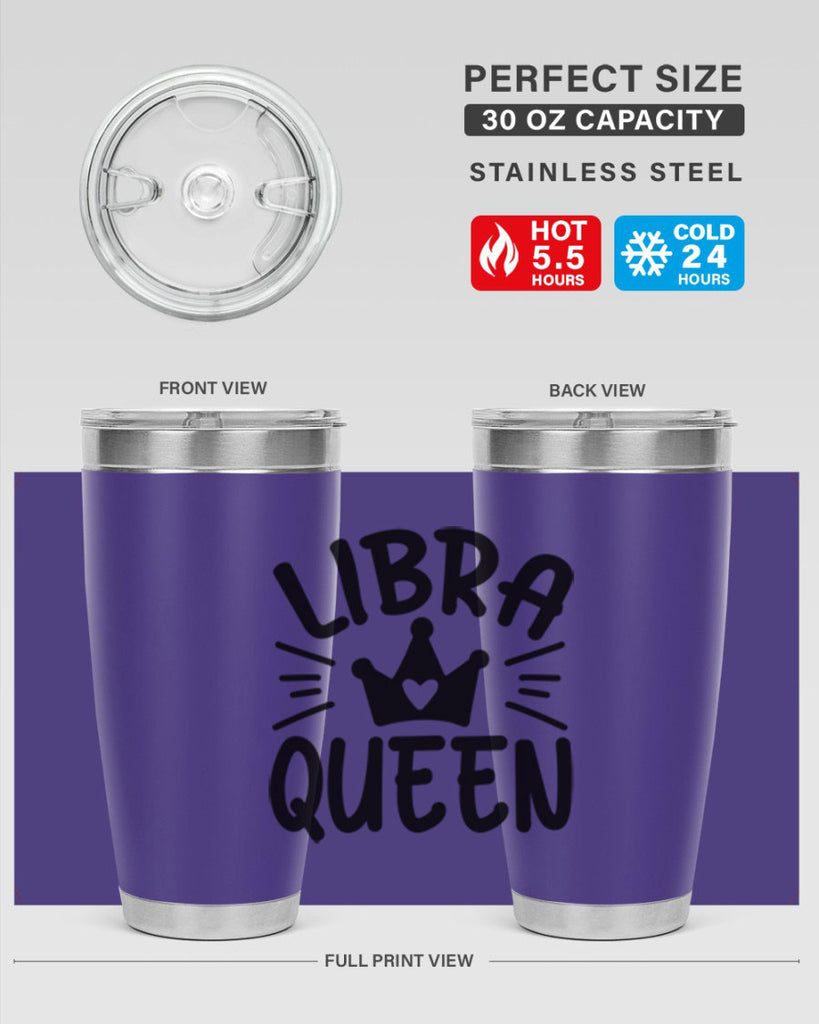 Libra queen 327#- zodiac- Tumbler