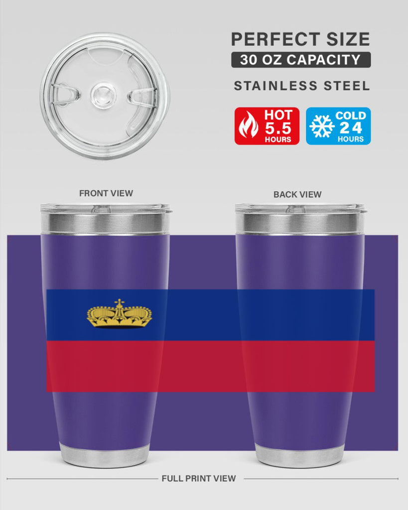 Liechtenstein 99#- world flags- Tumbler