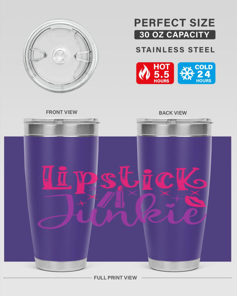 Lipstick Junkie Style 228#- make up- Tumbler