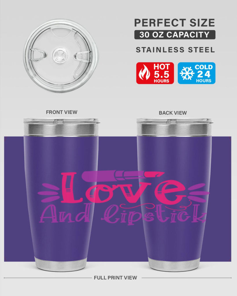 Love And Lipstick Style 225#- make up- Tumbler
