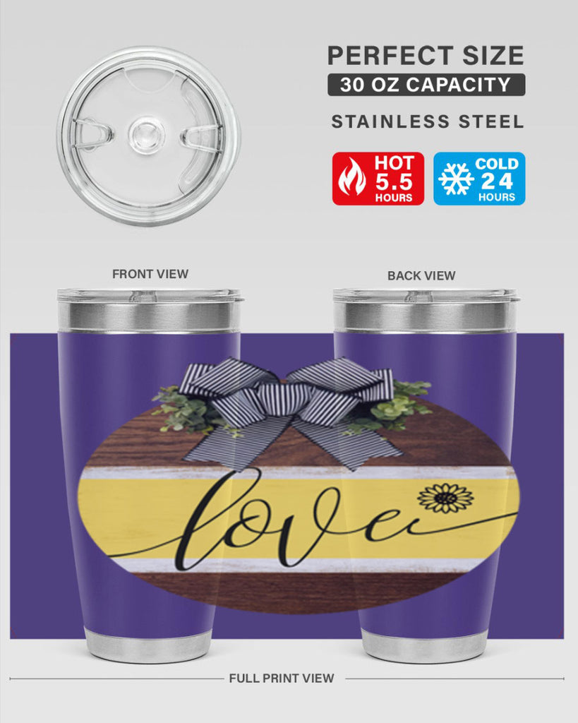 Love and daisy Mockup326#- spring- Tumbler