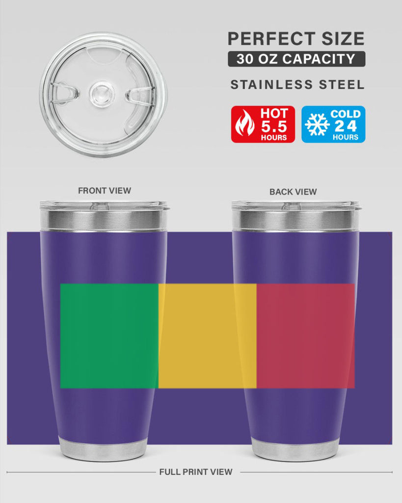 Mali 92#- world flags- Tumbler