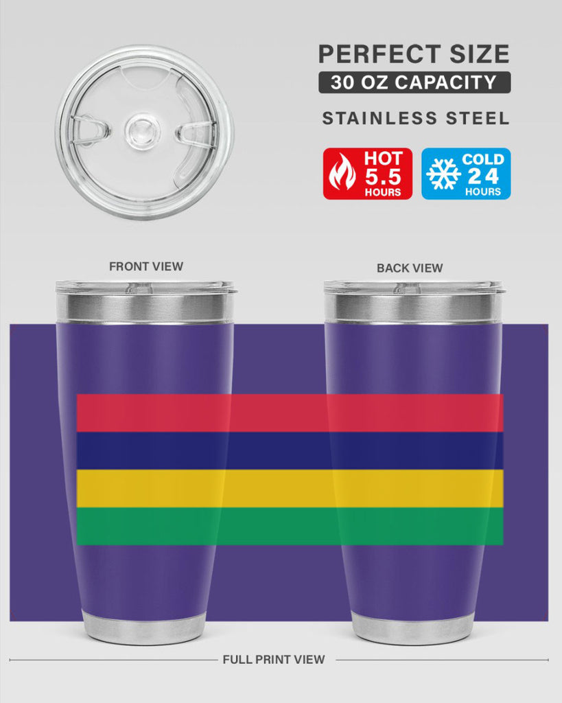 Mauritius 88#- world flags- Tumbler