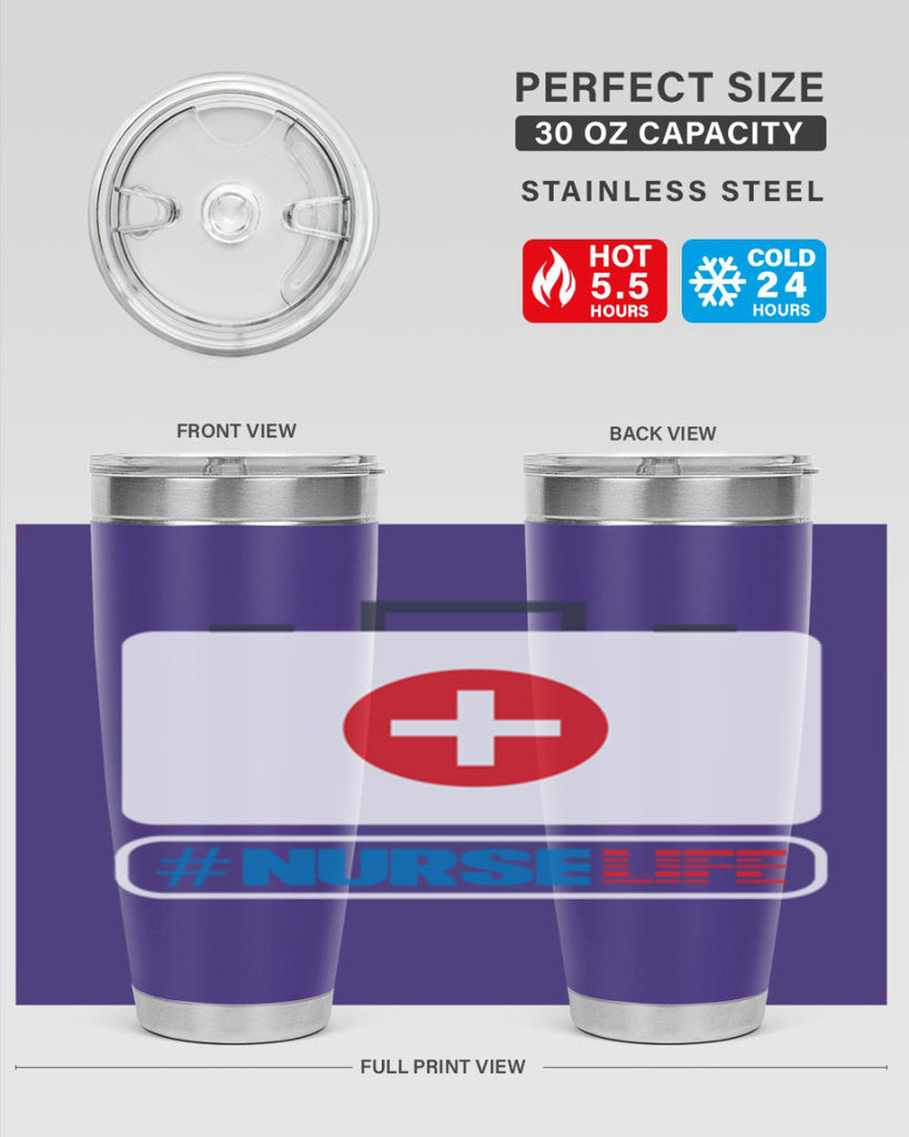 Nurse lifeTransperment png Style 405#- nurse- tumbler