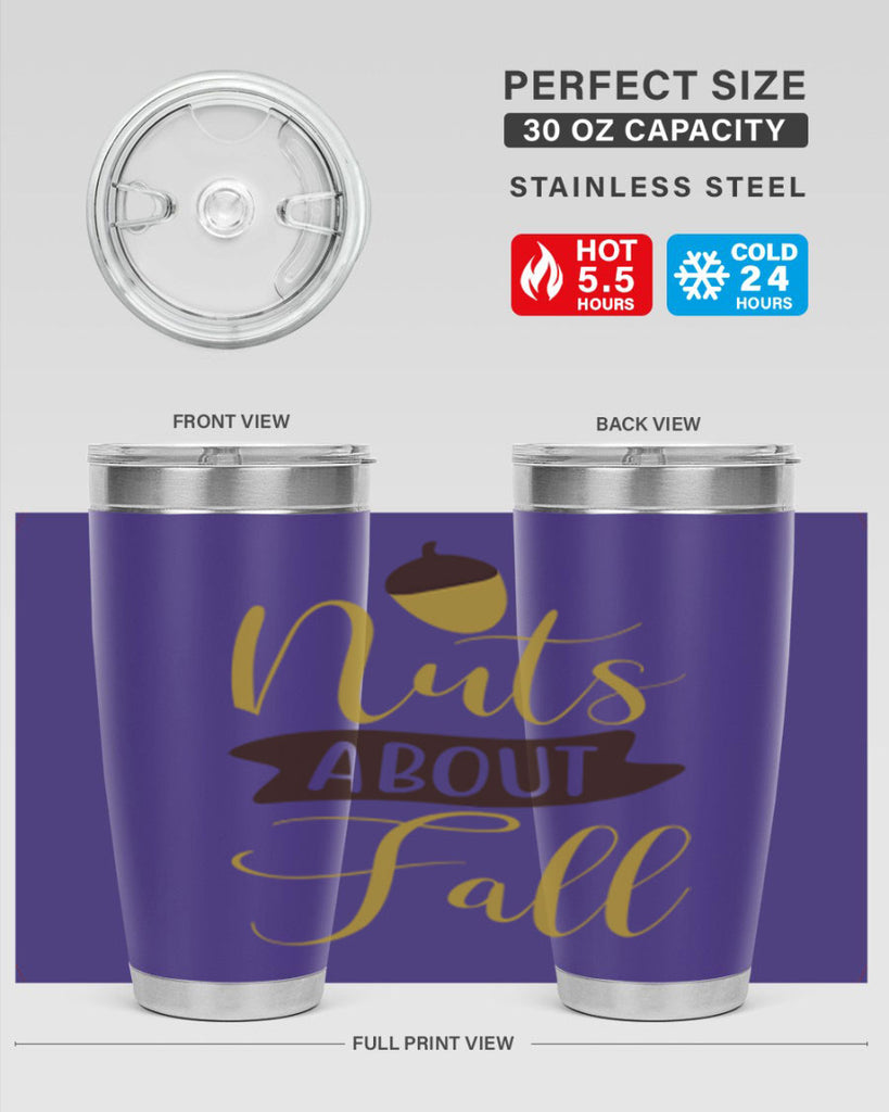 Nuts About Fall 442#- fall- Tumbler