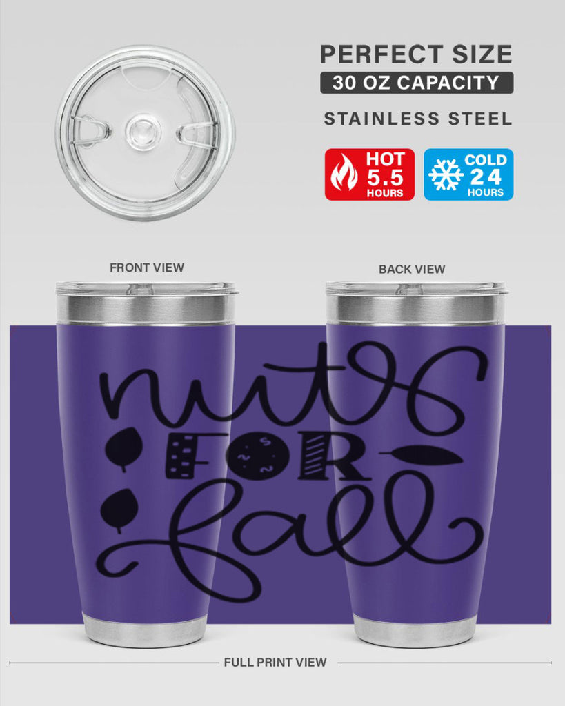 Nuts For Fall 446#- fall- Tumbler