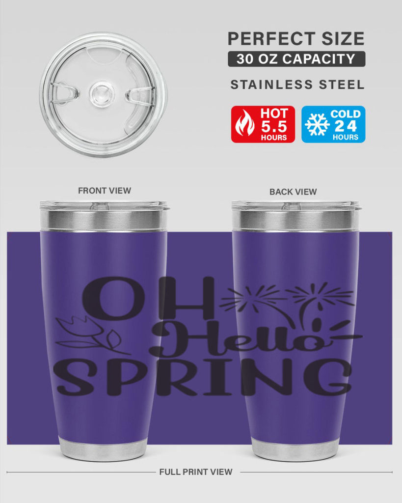 Oh hello spring 358#- spring- Tumbler
