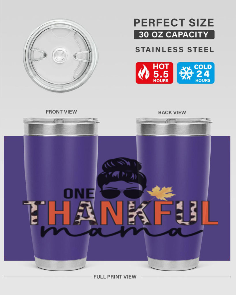 One thankful mama 463#- fall- Tumbler