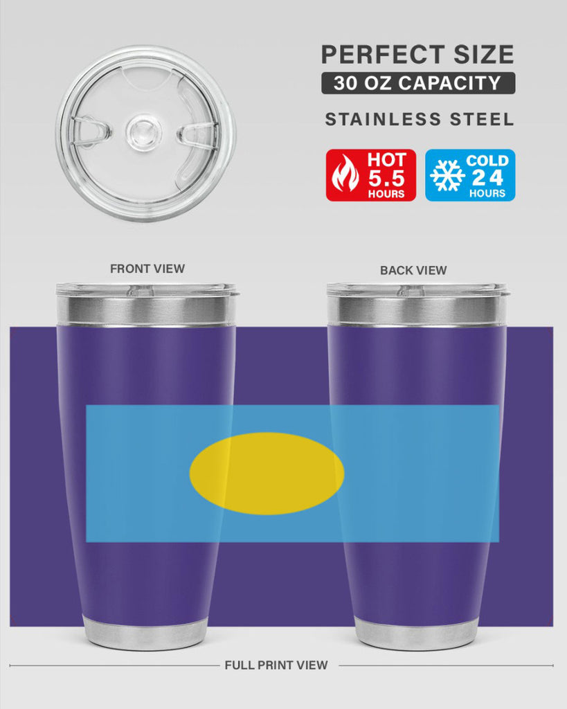 Palau 65#- world flags- Tumbler