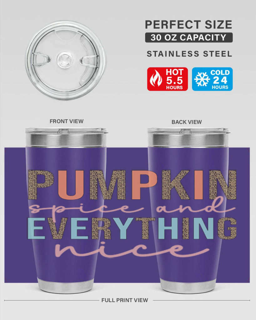 Pumpkin Spice And Everything Nice 533#- fall- Tumbler