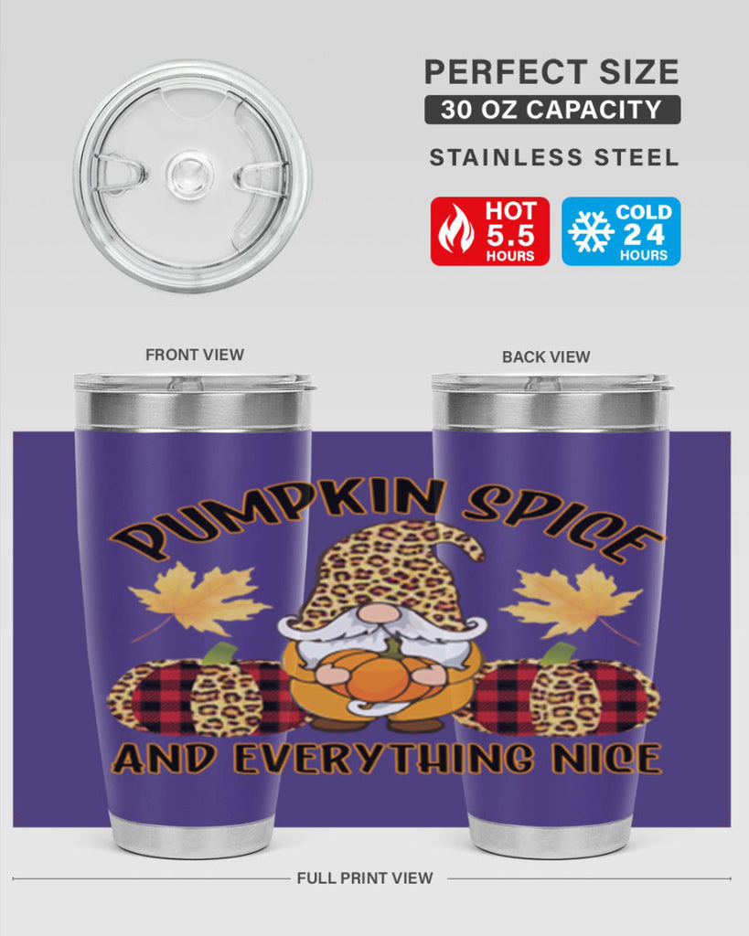 Pumpkin Spice and Everything Nice 534#- fall- Tumbler