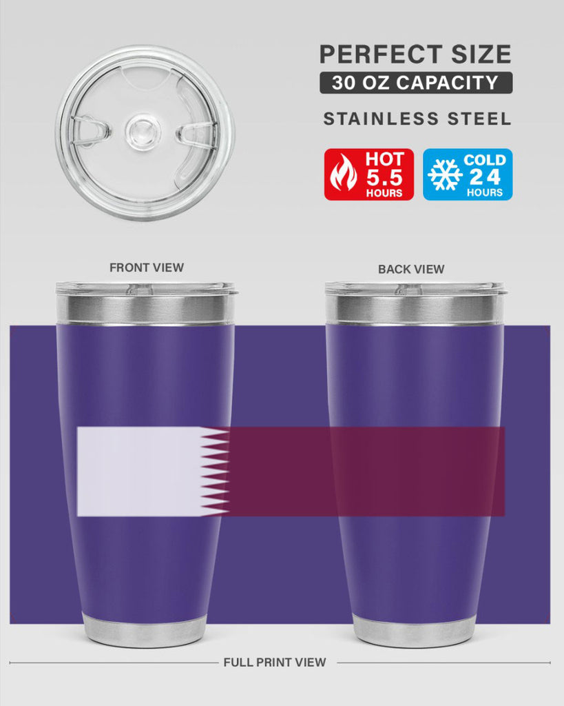 Qatar 56#- world flags- Tumbler