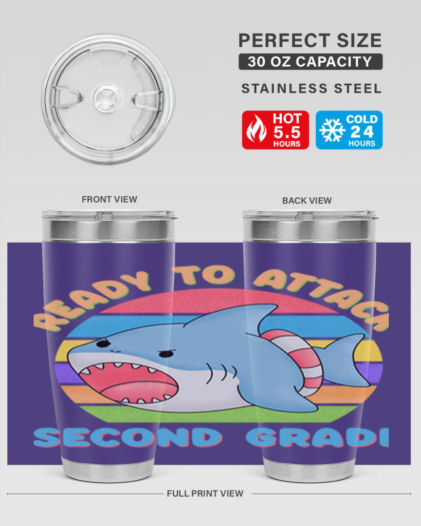 Ready to Attack 2nd Grade 19#- second grade- Tumbler