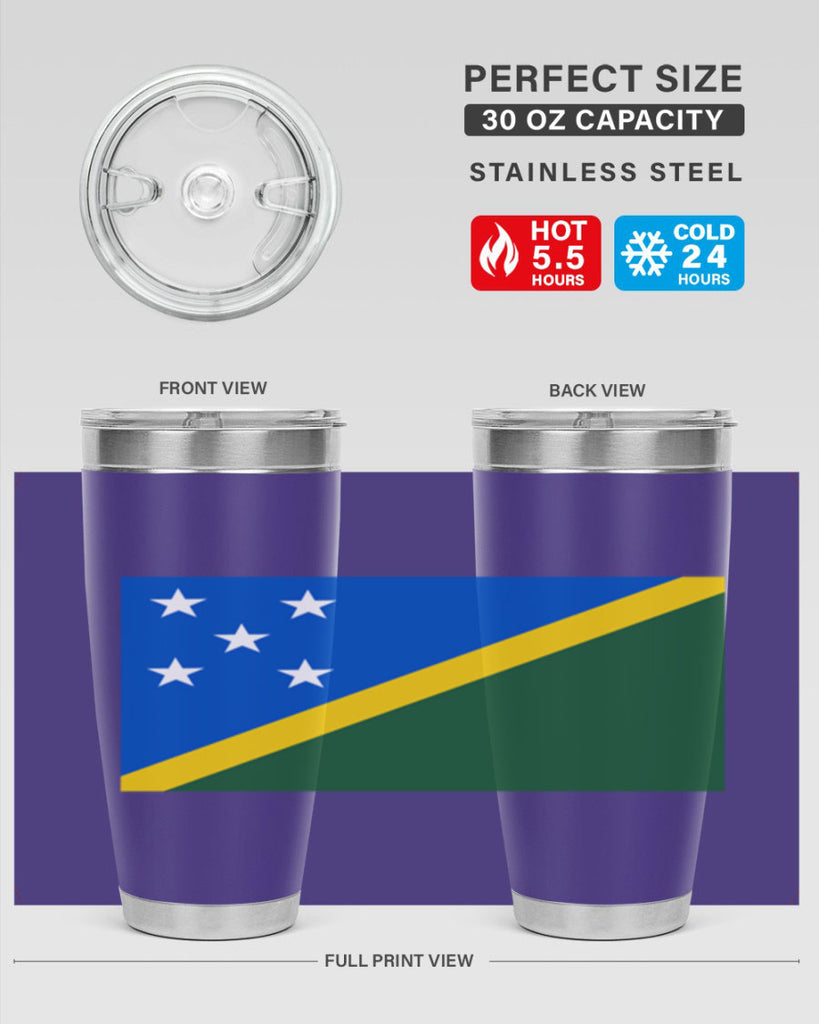 Solomon Islands 38#- world flags- Tumbler