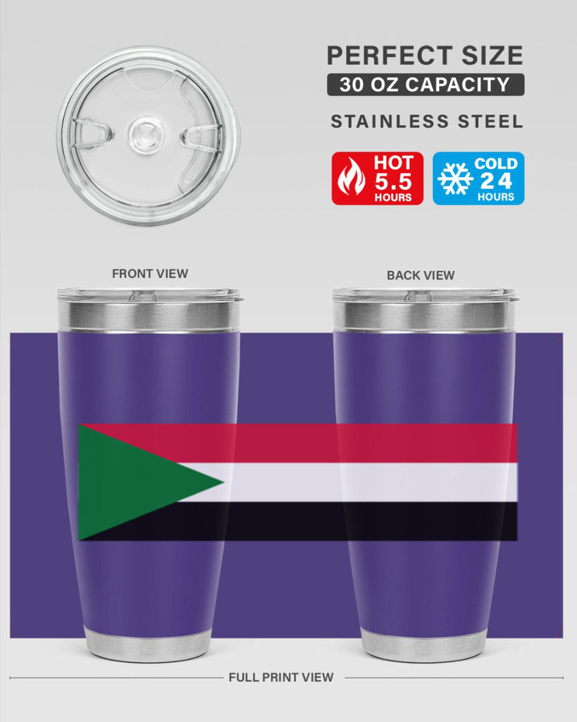 Sudan 31#- world flags- Tumbler
