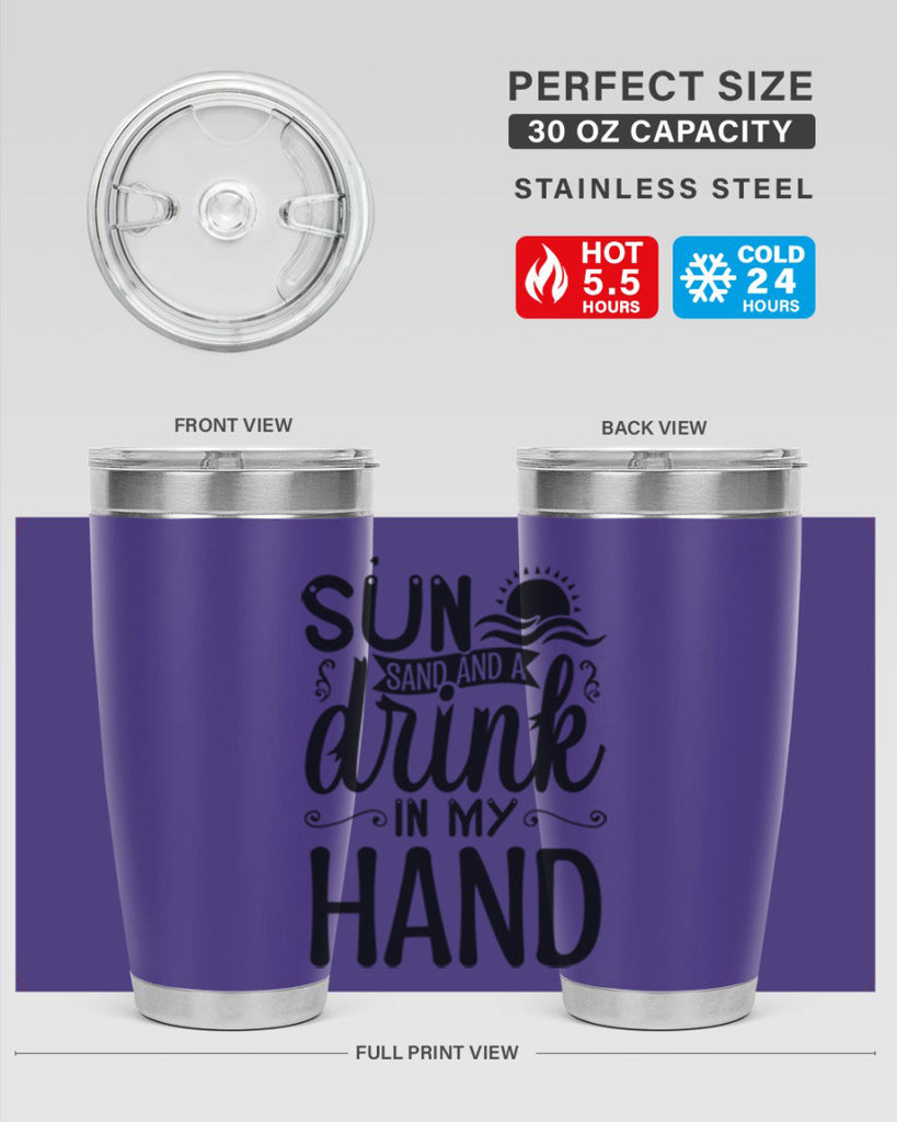 SunSandandaDrink 481#- zodiac- Tumbler