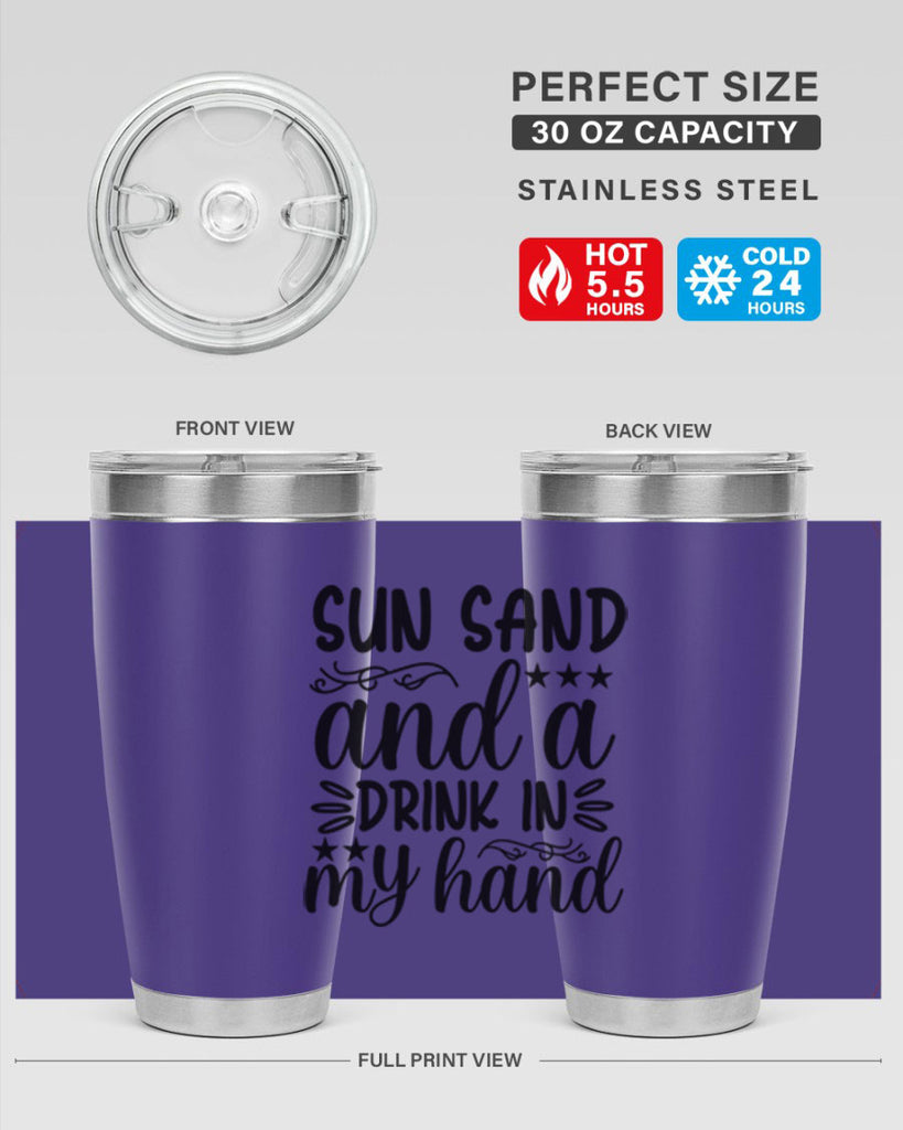 Sunsandandadrink 482#- zodiac- Tumbler