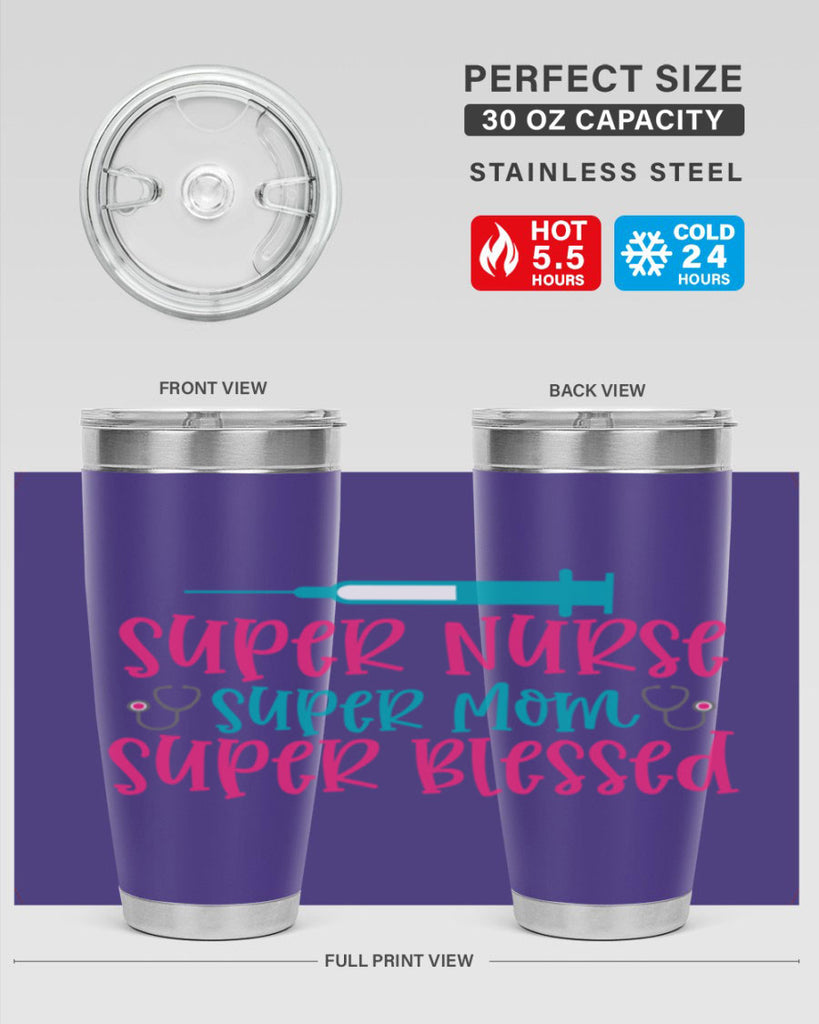 Super Nurse Super Mom Style Style 24#- nurse- tumbler