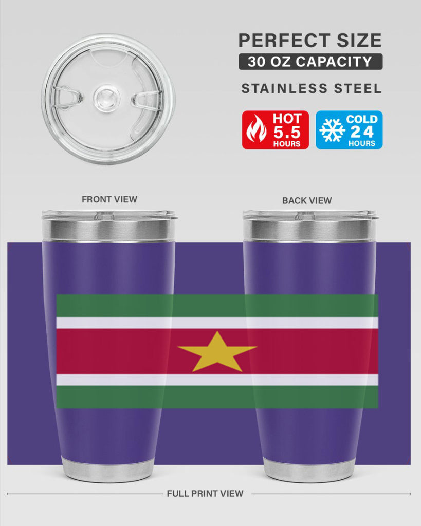 Suriname 30#- world flags- Tumbler