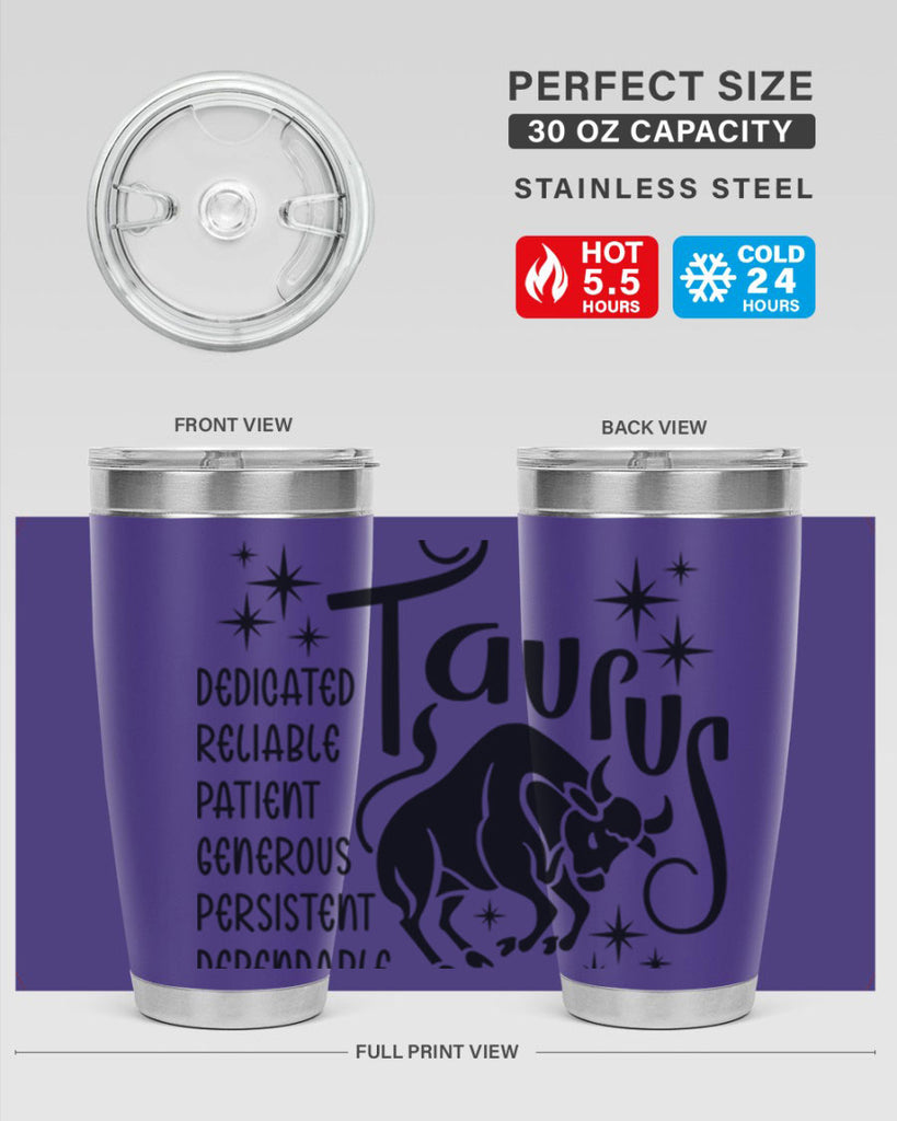 Taurus 486#- zodiac- Tumbler