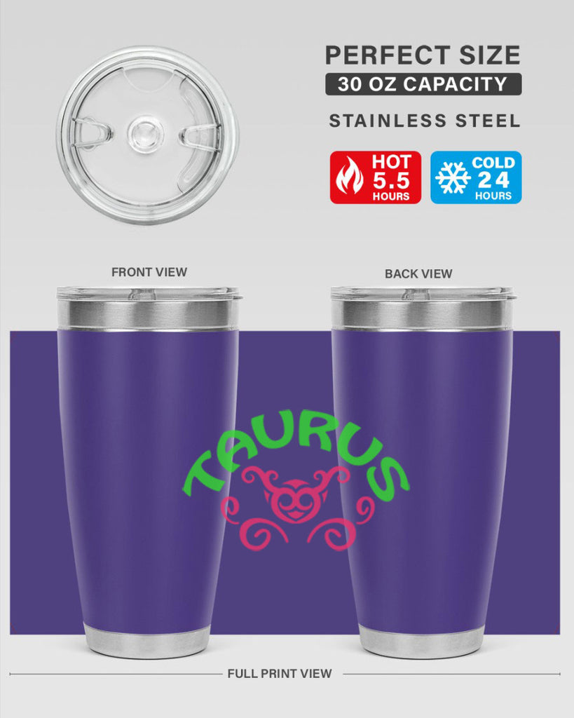 Taurus 493#- zodiac- Tumbler