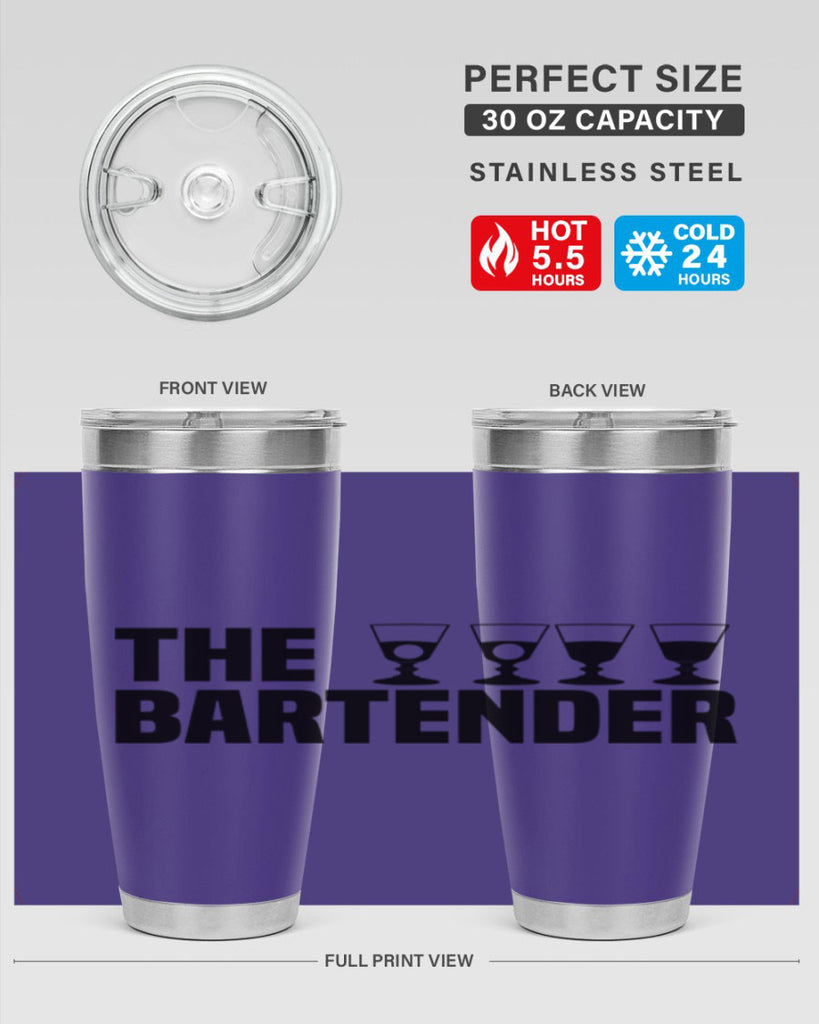 The bartender Style 12#- bartender- tumbler