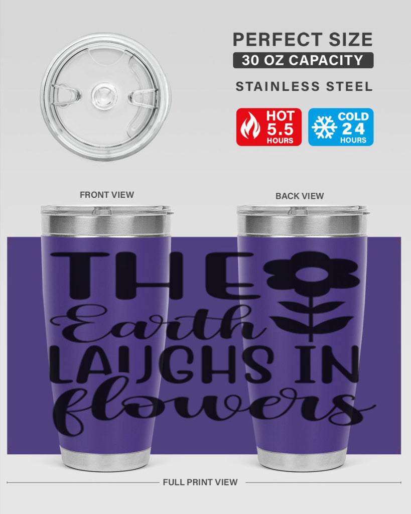 The earth laughs in flowers 548#- spring- Tumbler