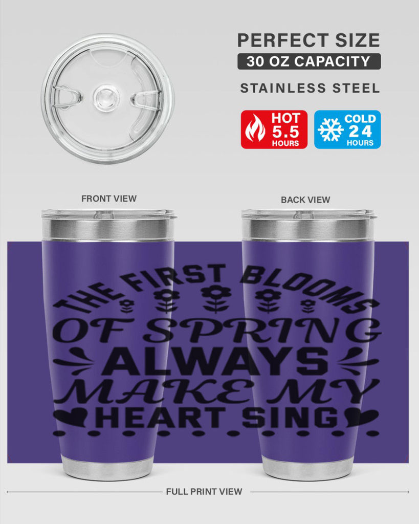 The first blooms of spring 549#- spring- Tumbler