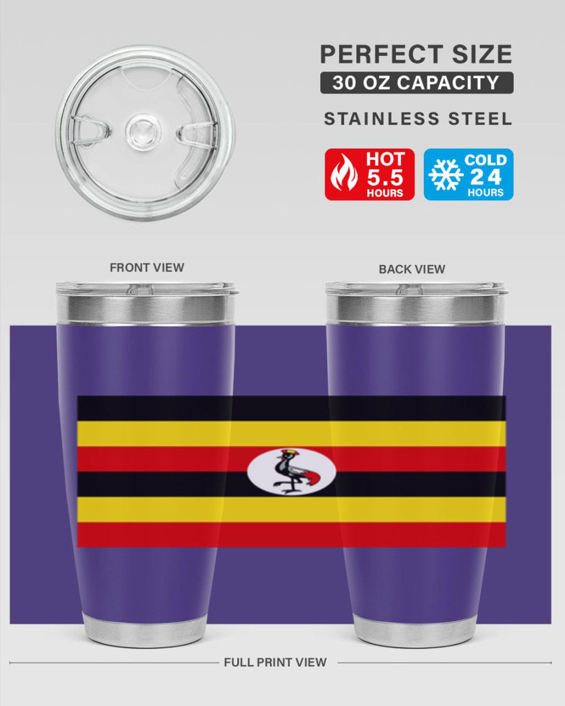 Uganda 14#- world flags- Tumbler